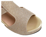 Funki Buys | Shoes | Women's Shimmery High Platform Sandals