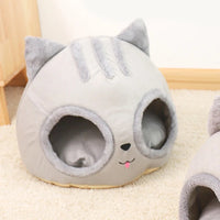 Funki Buys | Pet Beds | Cat Bed | Cute Cat Head Kitten Hut Bed