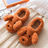 Funki Buys | Shoes | Cartoon Dog Slippers | Fluffy Warm Slippers