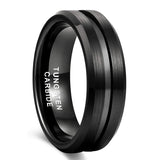 Funki Buys | Rings | Tungsten Carbide Brushed Black Bands