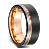 Funki Buys | Rings | Men's Two Tone Wedding Engagement Ring
