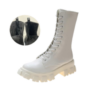 Funki Buys | Boots | Women's Lace-up Chunky Combat Boots