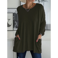 Funki Buys | Shirts | Women's Round Neck Stretch T-Shirt