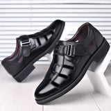 Funki Buys | Shoes | Men's Closed Toe Buckle Strap Sandals