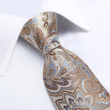 Funki Buys | Neckties | Men's Stylish 3 Pcs Paisley Tie Set