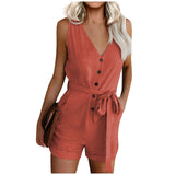 Funki Buys | Pants | Women's Jumpsuit Romper Summer Shorts