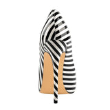 Funki Buys | Shoes | Women's Luxury Striped High Heel Stilettos