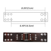 Funki Buys | Bracelets | Unisex Leather Studded Wristband