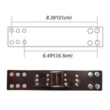 Funki Buys | Bracelets | Unisex Leather Studded Wristband