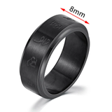Funki Buys | Rings Men's Women's Fidget Spinner Ring | Stainless Steel