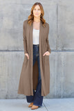 Funki Buys | Jackets | Women's Open Front Long Sleeve Coat