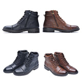 Funki Buys | Boots | Men's High Quality Genuine Leather Ankle Boots