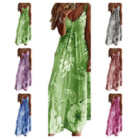 Funki Buys | Dresses | Women's Floral Maxi Party Dress | Boho Summer