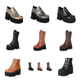 Funki Buys | Shoes | Women's Gothic Punk Platform Shoes, Boots Wedges