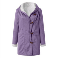 Funki Buys | Jacket | Women's Thick Fleece Hooded Long Coat