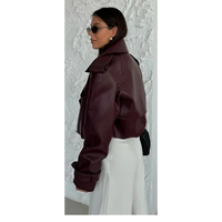 Funki Buys | Jackets | Women's Extra Long Faux Leather Coat