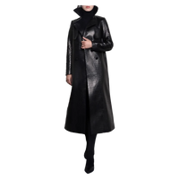 Funki Buys | Jackets | Women's Aligator Print Faux Leather Coat