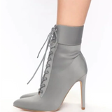 Funki Buys | Boots | Women's Pointed Toe Stiletto Short Boots