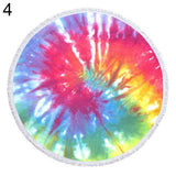 Funki Buys | Beach Towels | Round Beach Towel | Abstract Pattern Mat