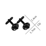 Funki Buys | Cufflinks | Men's Formal Luxury Round Ball Cufflinks