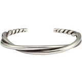 Funki Buys | Bracelets | Men's Women's Silver Color Twist Bracelet