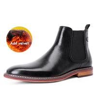 Funki Buys | Boots | Men's Genuine Leather Chelsea Luxury Boots