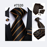 Funki Buys | Neckties | Men's 3Pcs Paisley Wedding Tie Sets