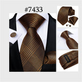 Funki Buys | Neckties | Men's 3Pcs Paisley Wedding Tie Sets
