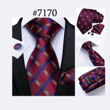 Funki Buys | Neckties | Men's 3Pcs Paisley Wedding Tie Sets