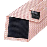 Funki Buys | Neckties | Men's 3 Pcs Silk Pink Wedding Tie Set