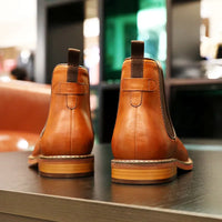 Funki Buys | Boots | Men's Genuine Leather Chelsea Luxury Boots