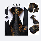 Funki Buys | Neckties | Men's 3Pcs Paisley Wedding Tie Sets