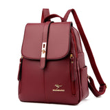 Funki Buys | Bags | Backpacks | Women's Faux Leather Backpacks Handbag