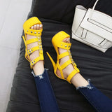 Funki Buys | Shoes | Women's Super High Gladiator Sandals | Stilettos