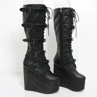 Funki Buys | Boots | Women's Knee High Platform Boots | High Wedges