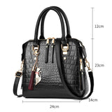 Funki Buys | Bags | Handbags | Women's Designer Crocodile Pattern Tote