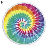 Funki Buys | Beach Towels | Round Beach Towel | Abstract Pattern Mat
