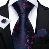 Funki Buys | Neckties | Men's 3Pcs Paisley Wedding Tie Sets