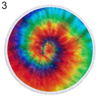 Funki Buys | Beach Towels | Round Beach Towel | Abstract Pattern Mat