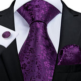 Funki Buys | Neckties | Men's 3Pcs Paisley Wedding Tie Sets