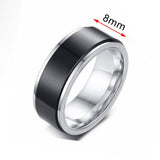 Funki Buys | Rings Men's Women's Fidget Spinner Ring | Stainless Steel