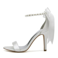 Funki Buys | Shoes | Women's High Heel Satin Wedding Sandals