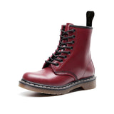 Funki Buys | Boots | Women's Men's Leather Lace Up Ankle Boots