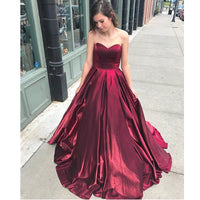 Funki Buys | Dresses | Women's Elegant Satin Ball Gown | Long | Corset