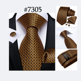 Funki Buys | Neckties | Men's 3Pcs Paisley Wedding Tie Sets