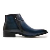 Funki Buys | Boots | Men's Genuine Leather Formal Dress Boots | Ankle