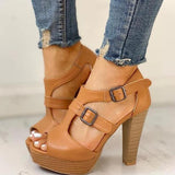 Funki Buys | Shoes | Women's Strappy High Heel Sandal | Peep Toe Pumps