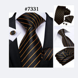 Funki Buys | Neckties | Men's 3Pcs Paisley Wedding Tie Sets