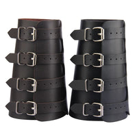 Funki Buys | Bracelets | Unisex Punk Gothic Leather Gauntlet Bracelets
