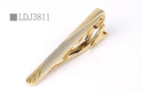 Funki Buys | Necktie Clips | Men's Classic Formal Golden Tie Clips
